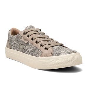 Taos Footwear Women's Plim Soul Lux Taupe Paisley Sneaker- size 9 New